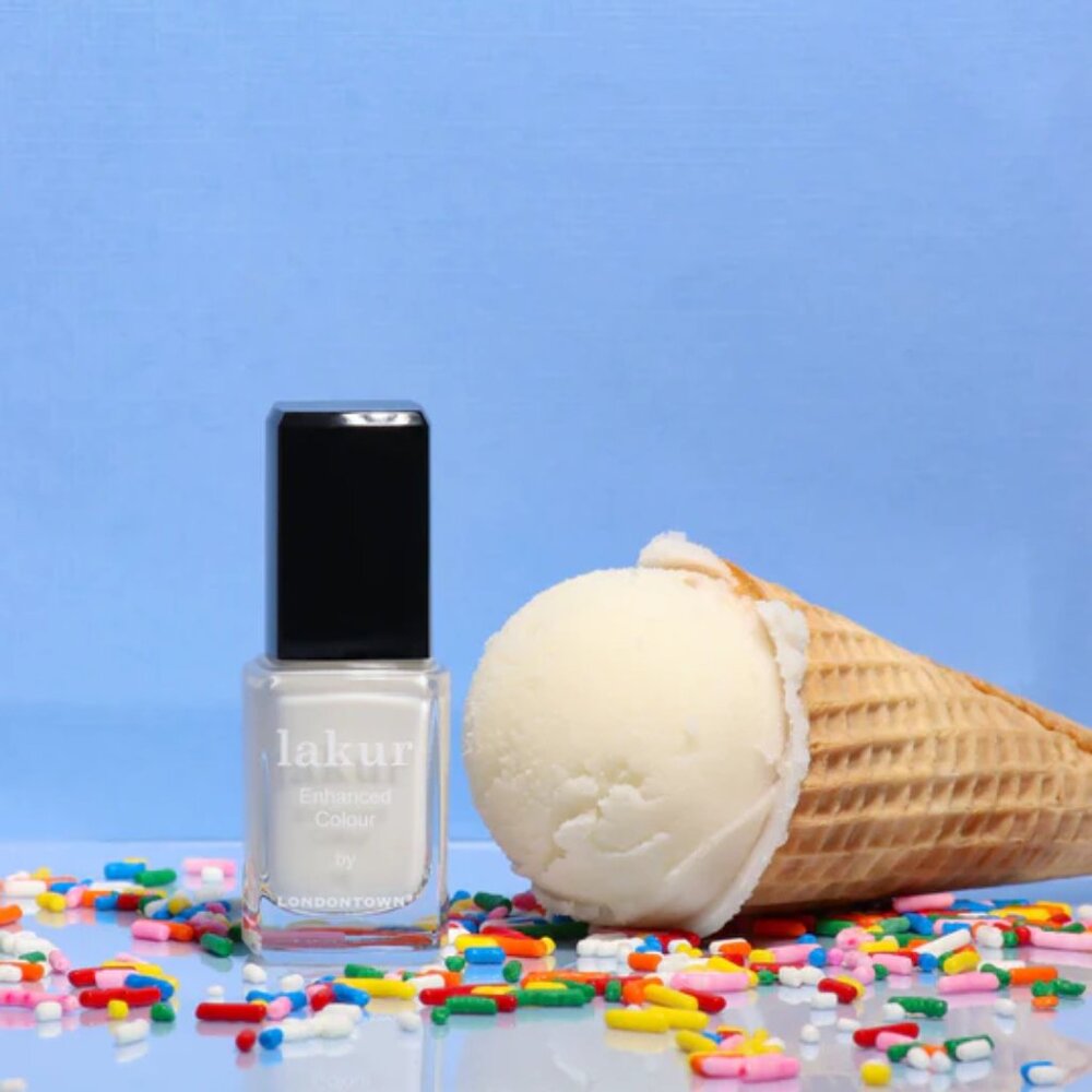 ❣️2/$36 NIP Londontown Inc. Nail Lakur Enhanced Colour Double Scoop Full Size - Picture 5 of 13